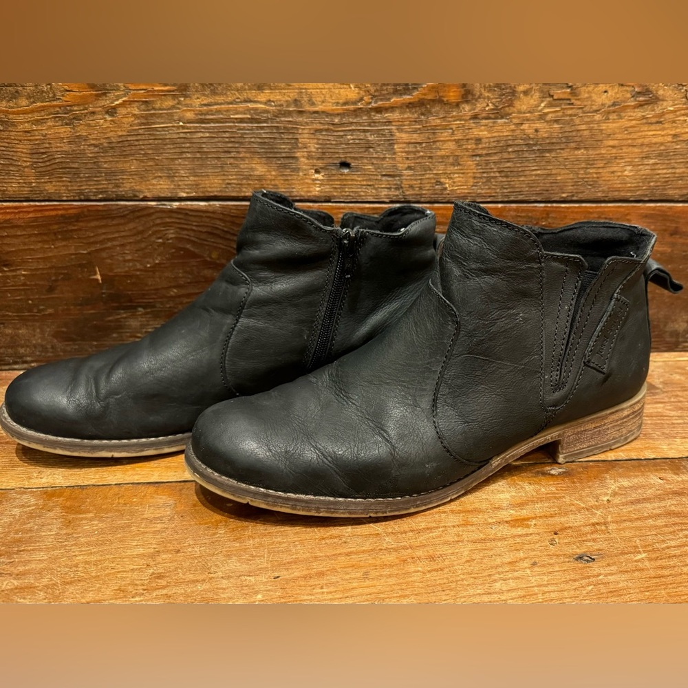 Josef Seibel Booties - Black Leather 9.5/41